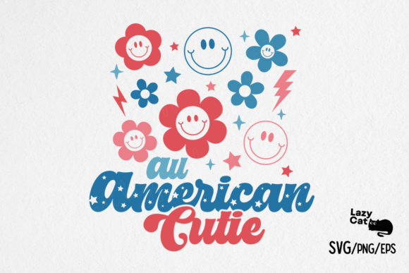 4th of July American Retro SVG Design Review