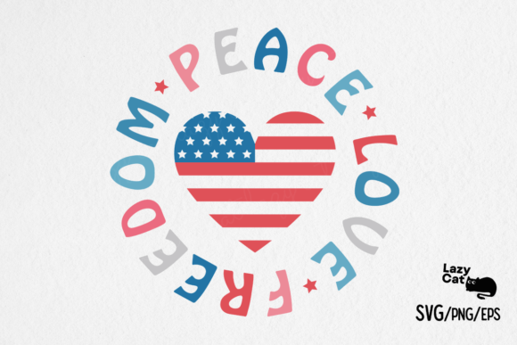 4th of July Peace Love Freedom SVG Review