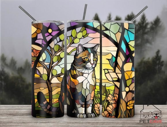 Cat Stained Glass 20oz Skinny Part 2 Review