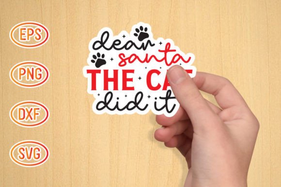 Dear Santa the Cat Did It Embroidery Design Review
