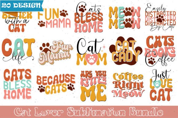 Funny Cat Lover Sublimation PNG Bundle Review