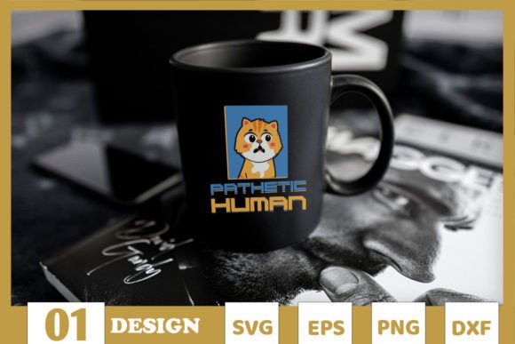 Funny Cat Pathetic Human Embroidery Review