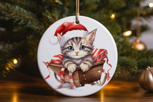 Kitten Sleigh Sant Ornament Review