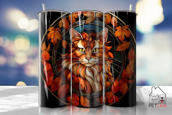 Norwegian Forest Cat Tumbler Wrap
