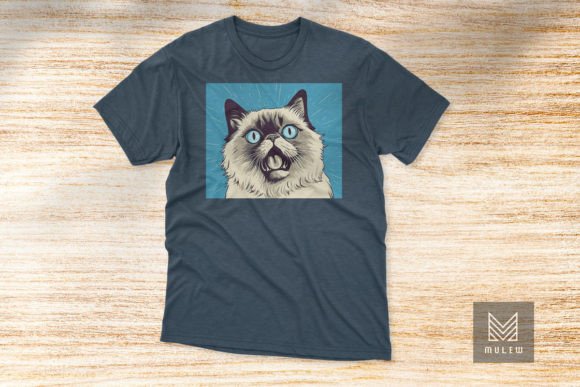 Pop Art Himalayan Cat T-shirt Design Review