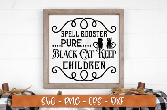 Spell Booster Pure Black Cat Embroidery Review