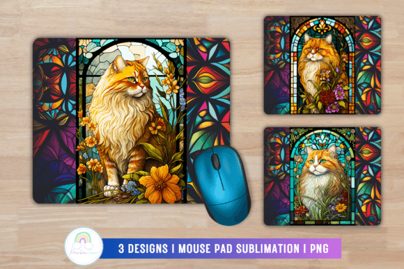 Stained Glass Cat Mouse Pad Review