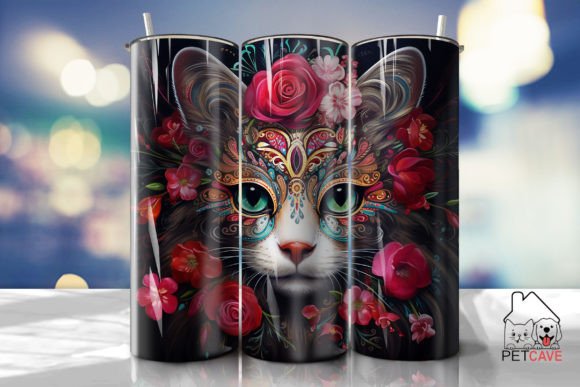 Sugar Skull Cat Tumbler Wrap 9 Embroidery Review
